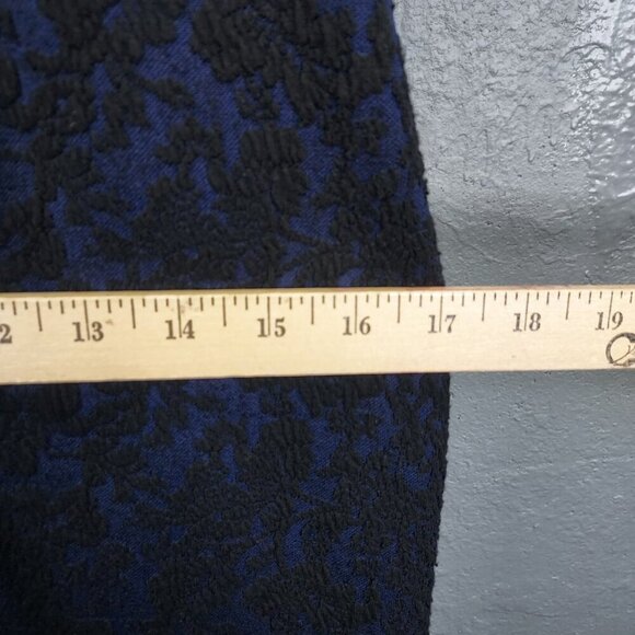 Moulinette Soeurs Larkin Dress 4 Sleeveless Black Lace Navy Sequin Anthropologie - Picture 14 of 15